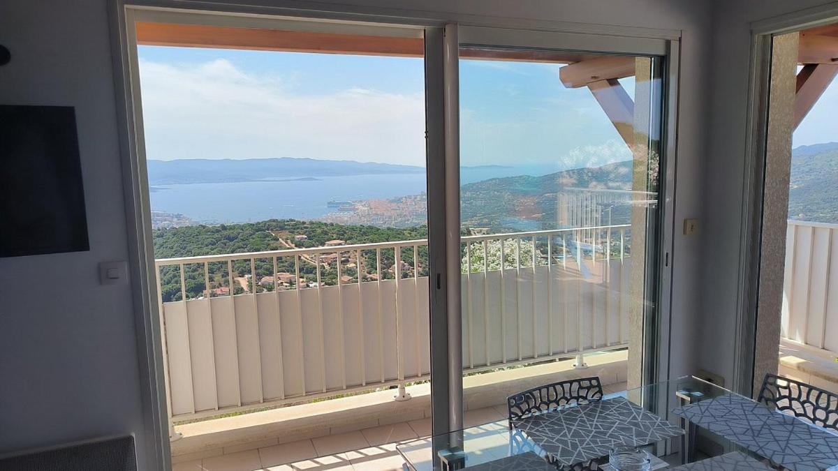 Gites Sassone, Vue Panoramique Sur Ajaccio Et La Mer Alata Ngoại thất bức ảnh