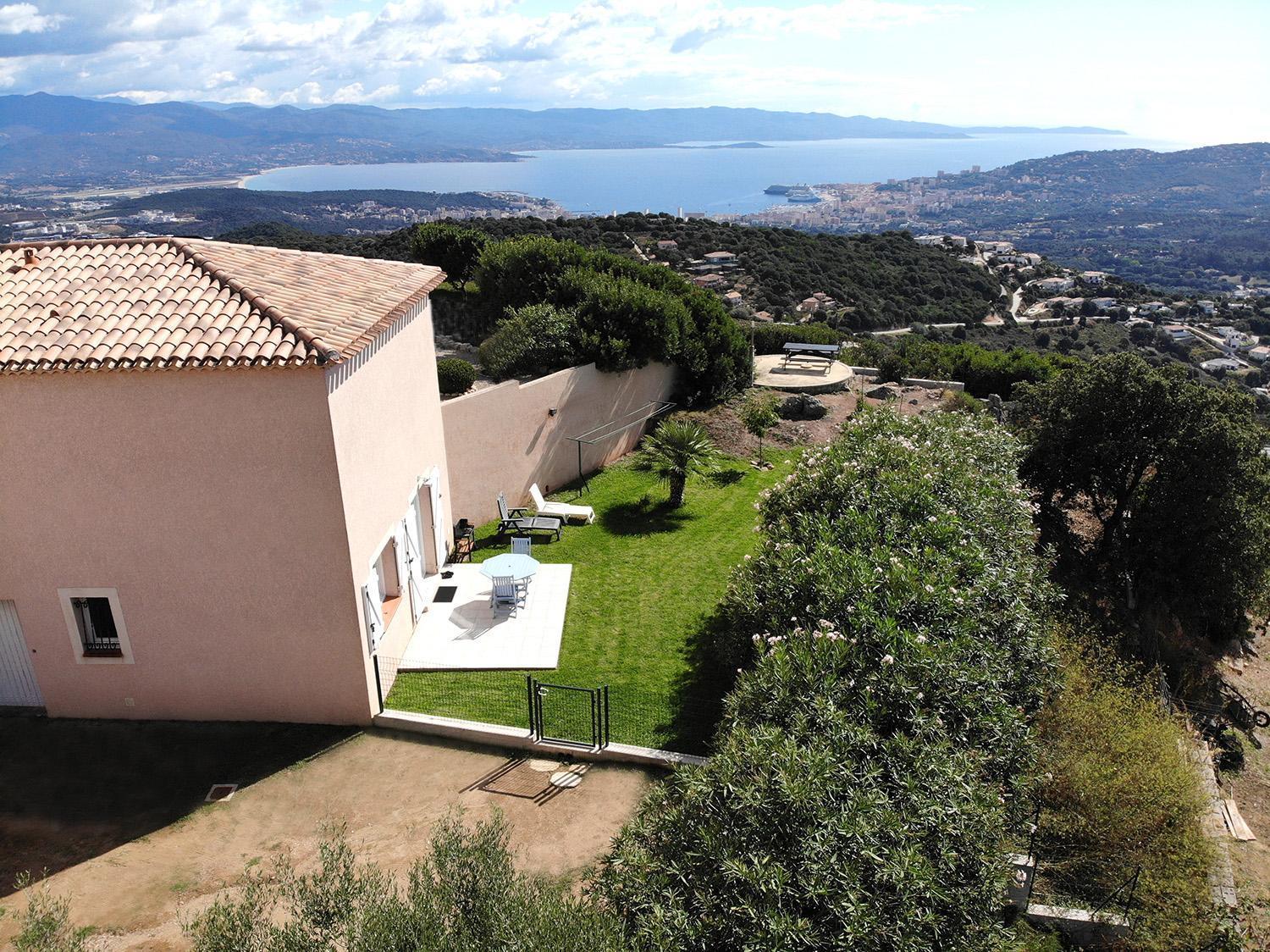 Gites Sassone, Vue Panoramique Sur Ajaccio Et La Mer Alata Ngoại thất bức ảnh